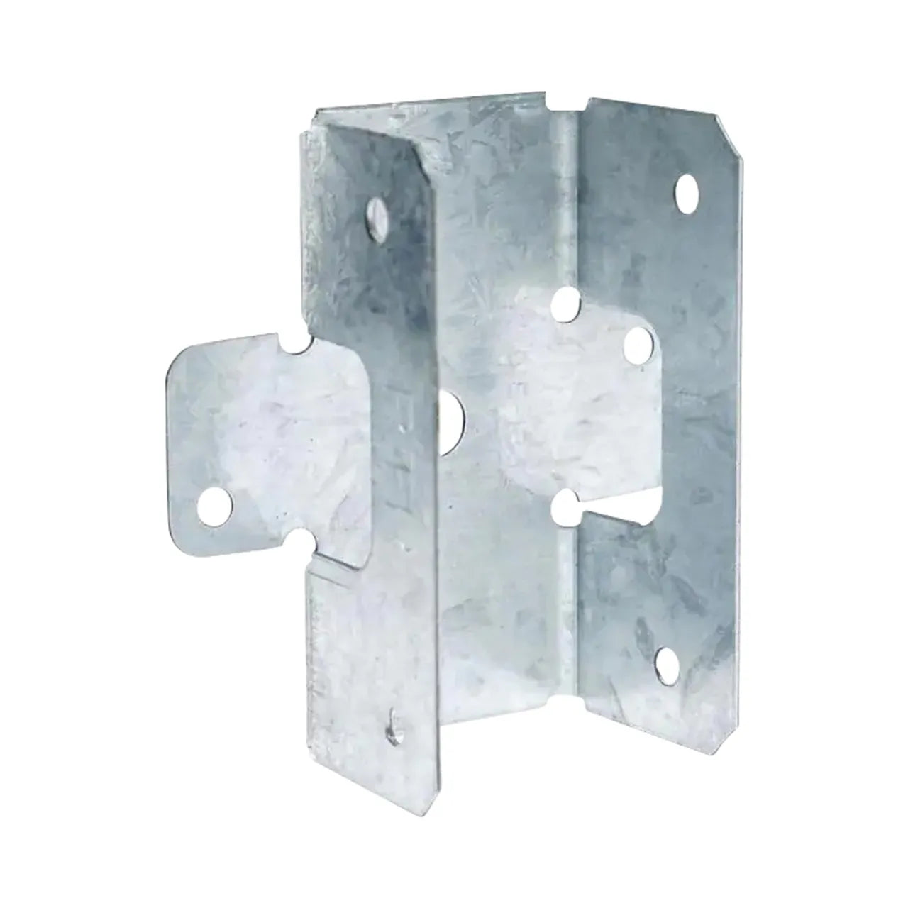 The Go Build RTR 20 Ga Rigid Tie Connector is made from 20-gauge steel with a galvanized finish and multiple mounting holes. Ideal for structural tasks like connecting wood beams or posts, its U-shaped design and side flanges offer enhanced support.